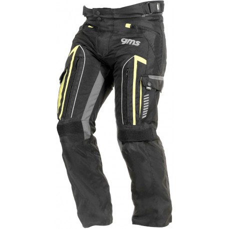 GMS Pantalone EVEREST nero antracite giallo