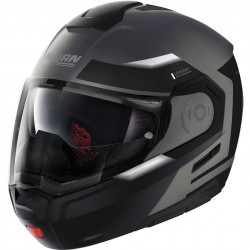 Nolan casco modulare N90-3 06 Reflector N-Com - 34 Flat Lava Grey