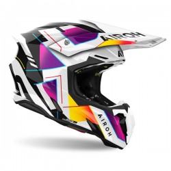CASCO CROSS AIROH TWIST 3 RAINBOW