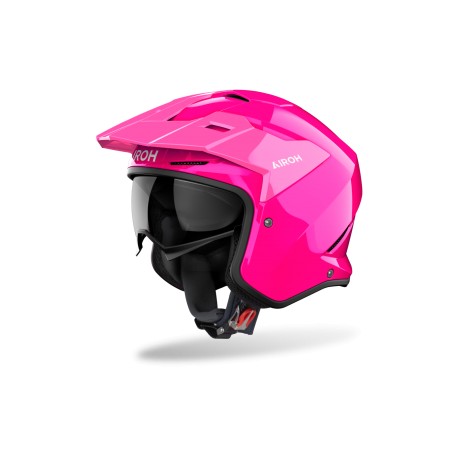 CASCO JET AIROH KOMBAKT COLOR PINK GLOSS
