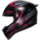 CASCO AGV K1 S - SLING MATT BLACK/PINK  E2206