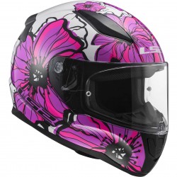 LS2 casco integrale RAPID FF353 II Poppies white pink