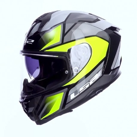 CASCO LS2 CHALLENGER II VIPER GLOSS black yellow grey