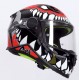 CASCO INTEGRALE LS2 KID PUNK GREY RED