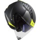 LS2 CASCO JET COPTER II URBANE M.BLACK H-V YELLOW