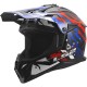 CASCO CROSS LS2 FAST II GROTESK WHITE BLUE RED