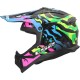 CASCO LS2 DA CROSS FAST II GROTESK BLUE PINK GREEN