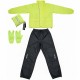 Completo Impermeabile da moto SiDi Tempora giallo fluo-nero