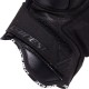 DAINESE REACTO CARBON SHORT - GUANTI MOTO CORTI IN PELLE UOMO nero