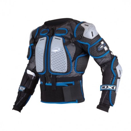 Pettorina da motocross AXO AIR CAGE ADULTO nera/blu