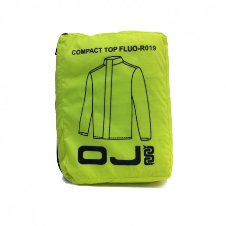 Giacca OJ antipioggia da moto e scooter COMPACT TOP FLUO