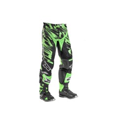 Pantaloni offroad AXO GRUNGE PANT nero/verde