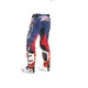 Pantalone motocross enduro GRUNGE PANT AXO bianco/blu